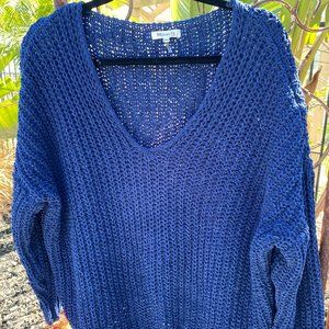 Miracle Navy Blue Soft Knit Sweater